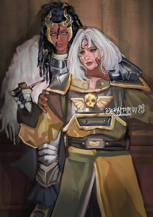 Warhammer 40k OC Couple Comm 2