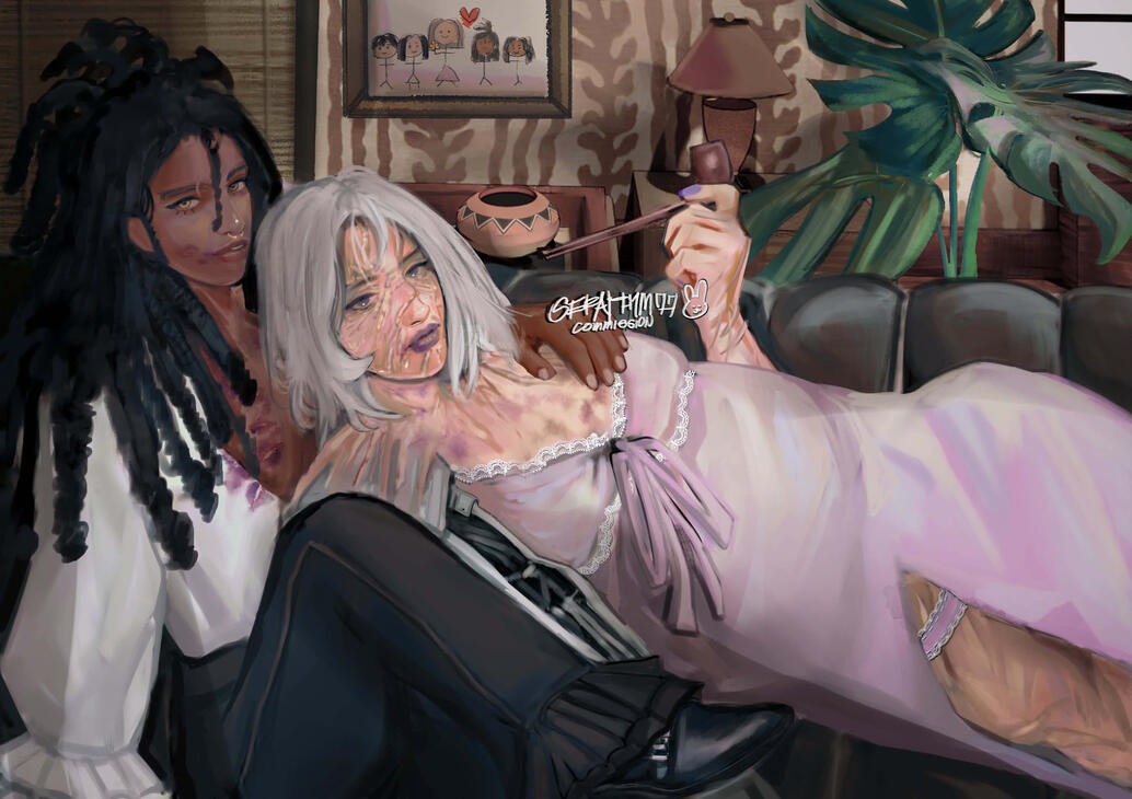 Warhammer 40K OC Couple Comm
